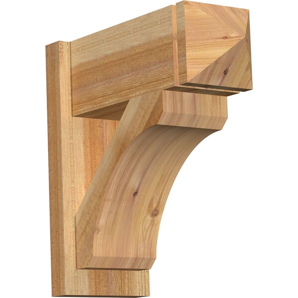 Ekena Millwork Legacy Arts & Crafts Rough Sawn Outlooker, Western Red Cedar, 8"W x 20"D x 20"H OUT08X20X20LEC03RWR - main